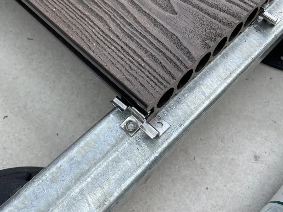 fastening systems for screwing composite decking