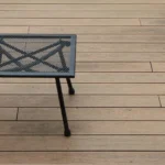 composite decking with table
