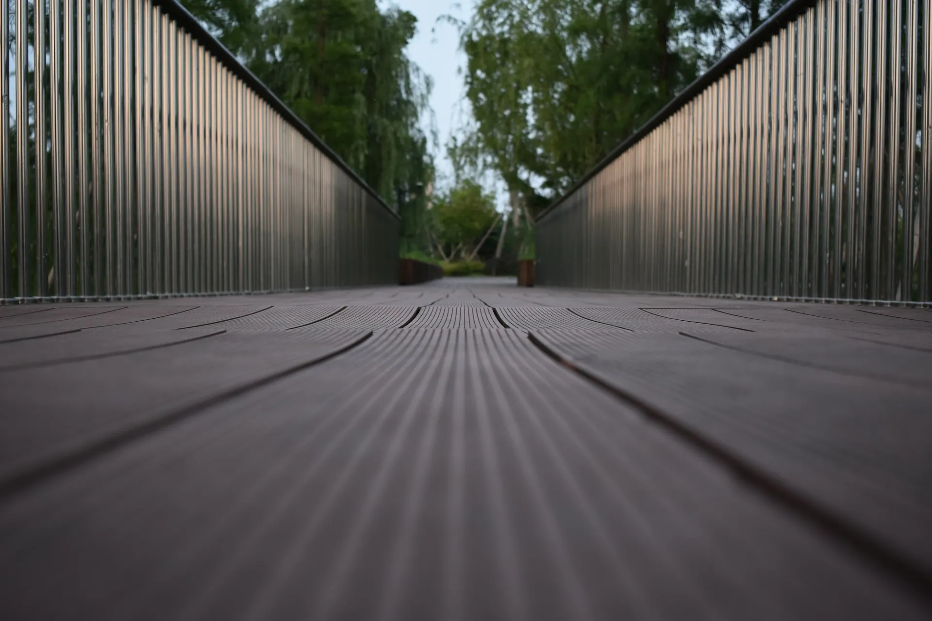 an area of warping deck