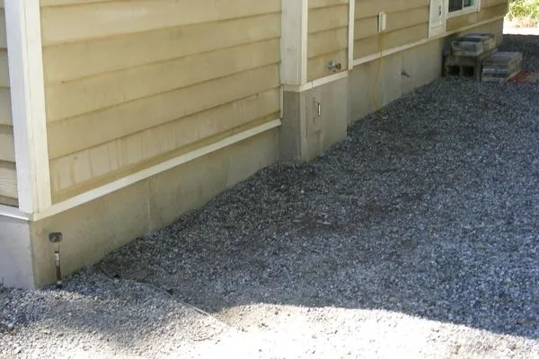 Mobile Home Skirting Ideas - Concrete skirting