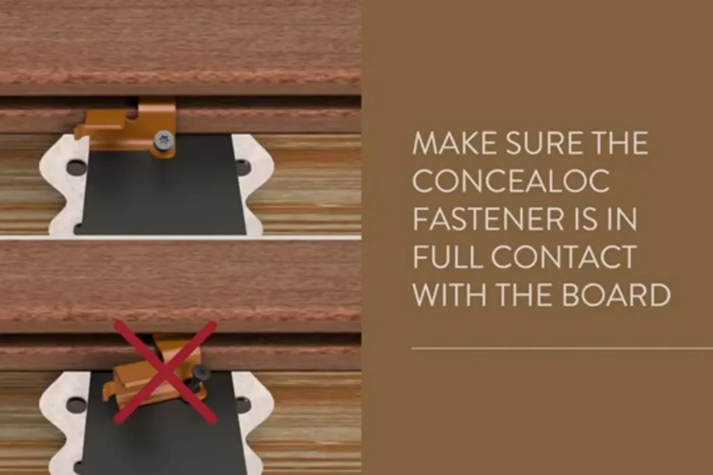 right way to install hidden fasteners