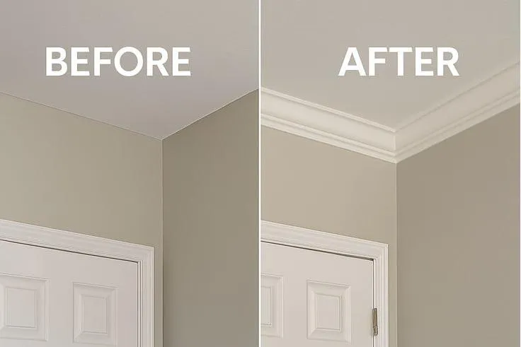 Mobile Home Remodel Ideas - Add Crown Molding or Trim