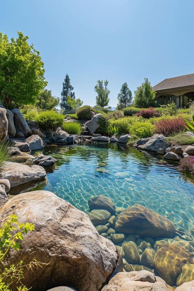 Garden Pond Ideas - Natural Stone Pond