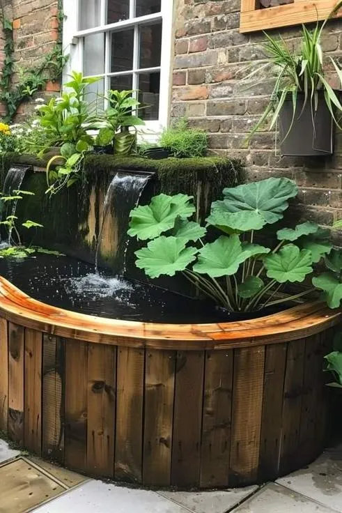 Garden Pond Ideas - Raised Garden Pond