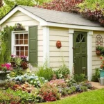 garden shed color idea