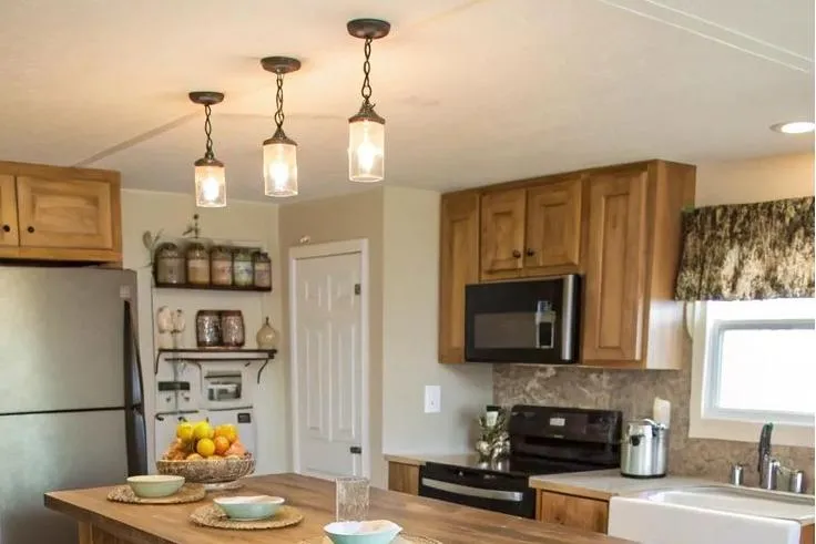 Mobile Home Remodel Ideas - replace lights