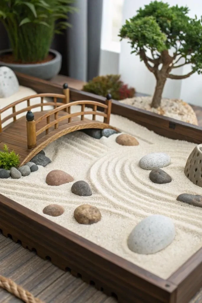 Zen Garden Idea-Mini Zen Garden in a Tray
