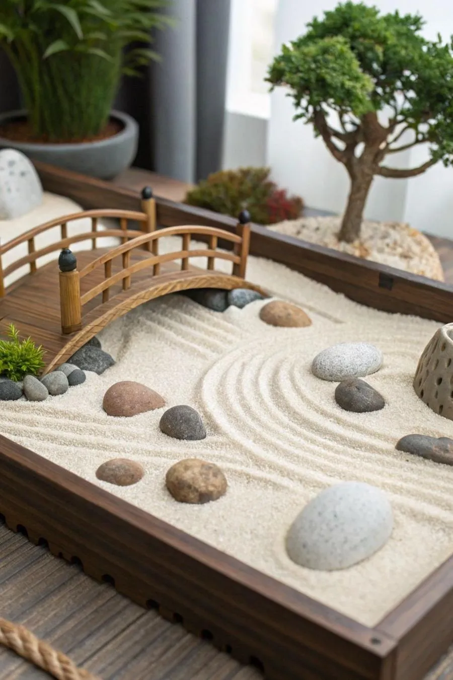 Zen Garden Idea-Mini Zen Garden in a Tray