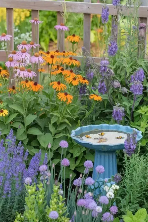 Wildflower Garden Ideas-Pollinator-Friendly Wildflower Garden