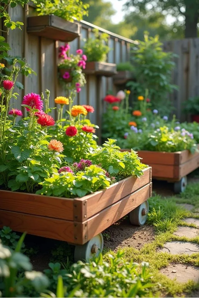 Wildflower Garden Ideas-Raised Wildflower Beds or Containers