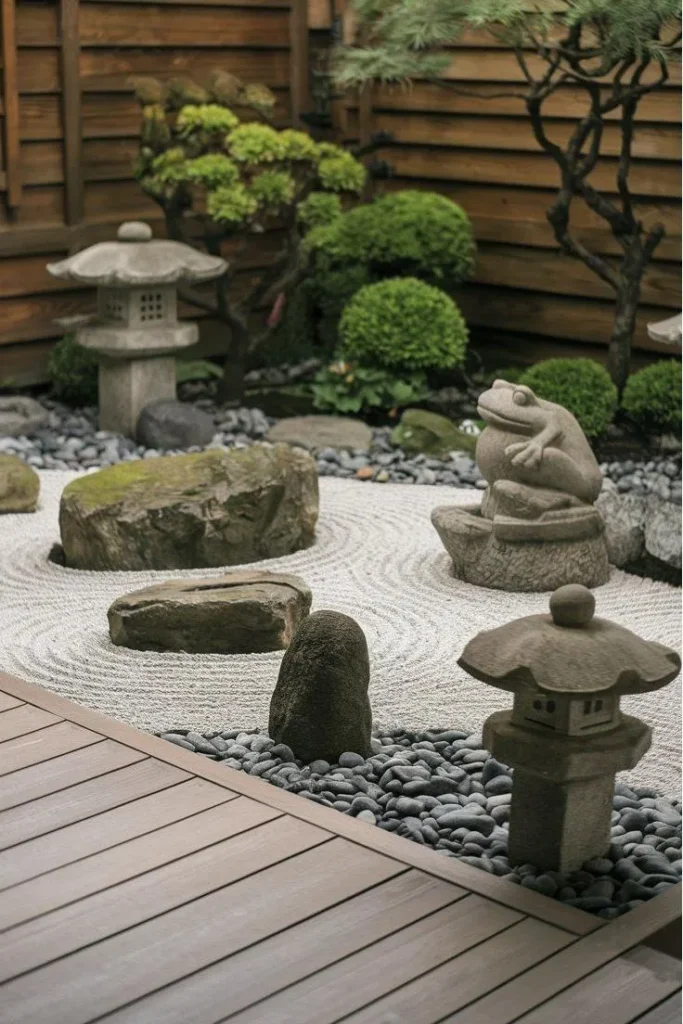 Zen Garden Idea-Zen Garden with Rocks and Stones
