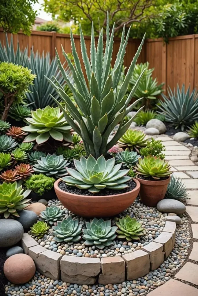 Cactus Garden Ideas - Zen-Inspired Cactus Garden