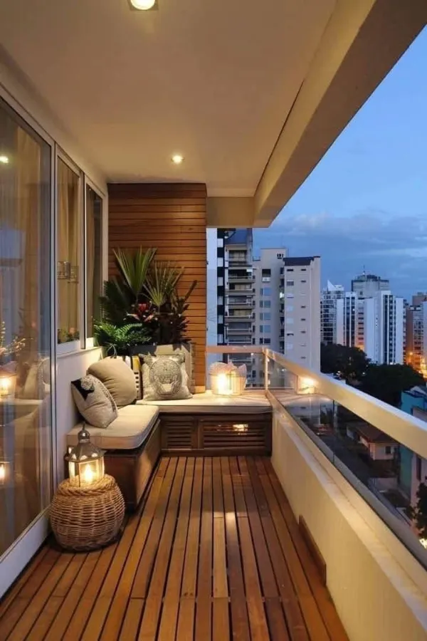 Balcony Railing Ideas-Combination Materials