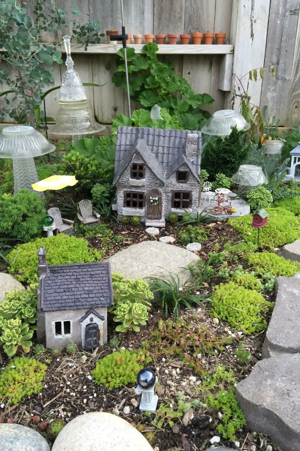 Gnome Garden Ideas-Gnome Village with Miniature Houses