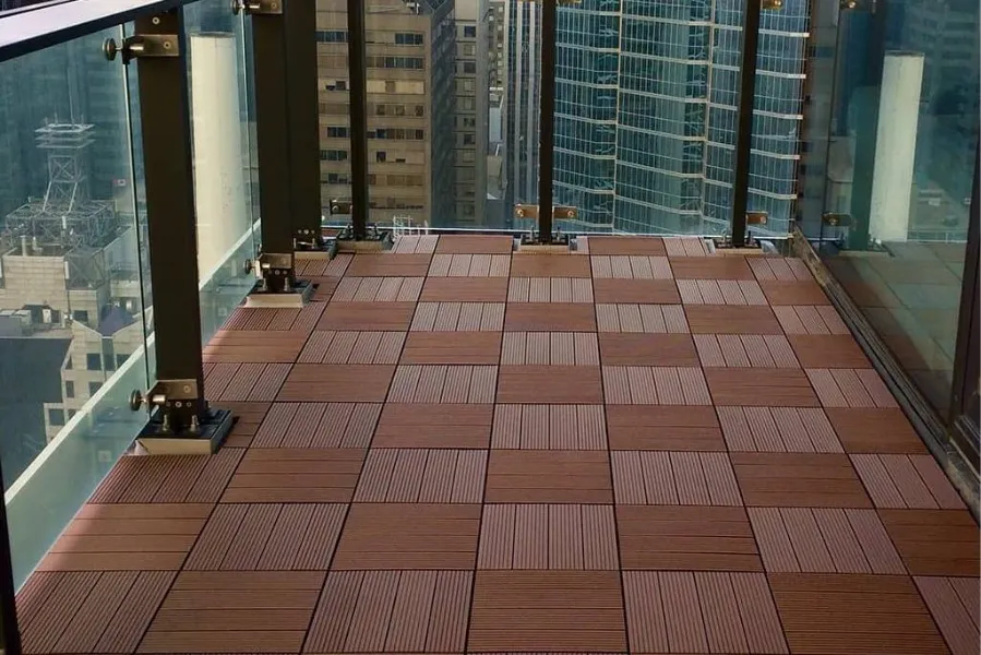 Balcony Flooring Ideas-Interlocking Deck Tiles Balcony