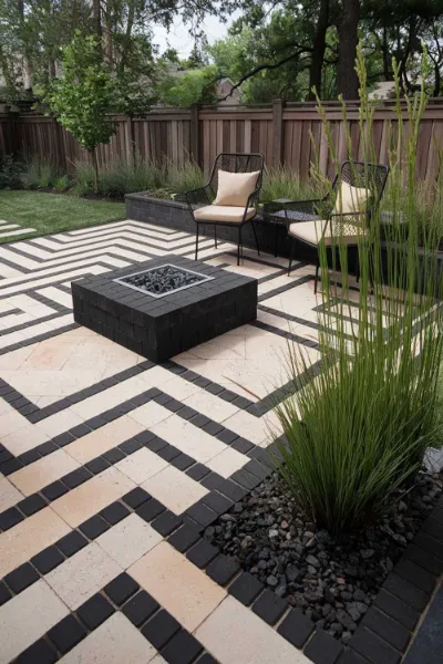 concrete patio ideas on a budget-concrete_patio_with_painted_borders