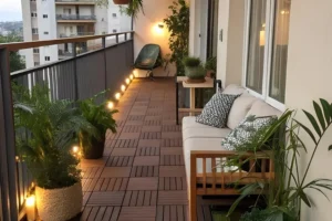 how to clean apartment balcony