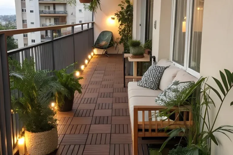 how to clean apartment balcony