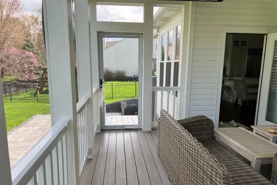 how to clean screens on porch