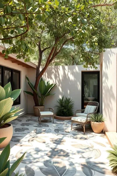 concrete patio ideas on a budget-stenciled_concrete_patio
