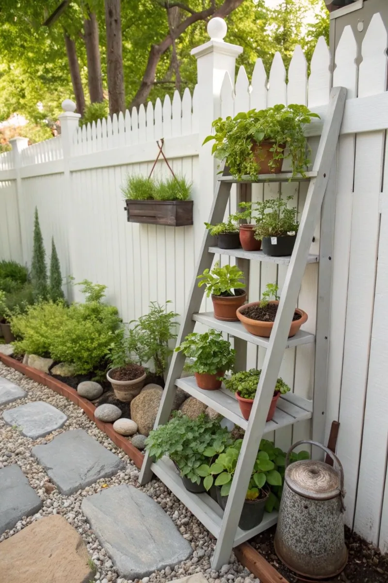 small garden ideas on a budget with gravel and plants