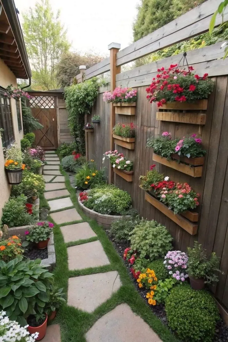 small garden ideas on a budget with vertical plants
