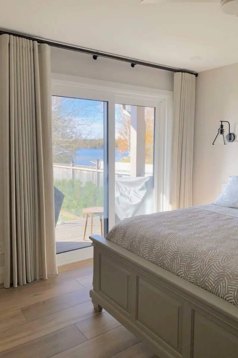 blackout drapery ideas for sliding patio doors