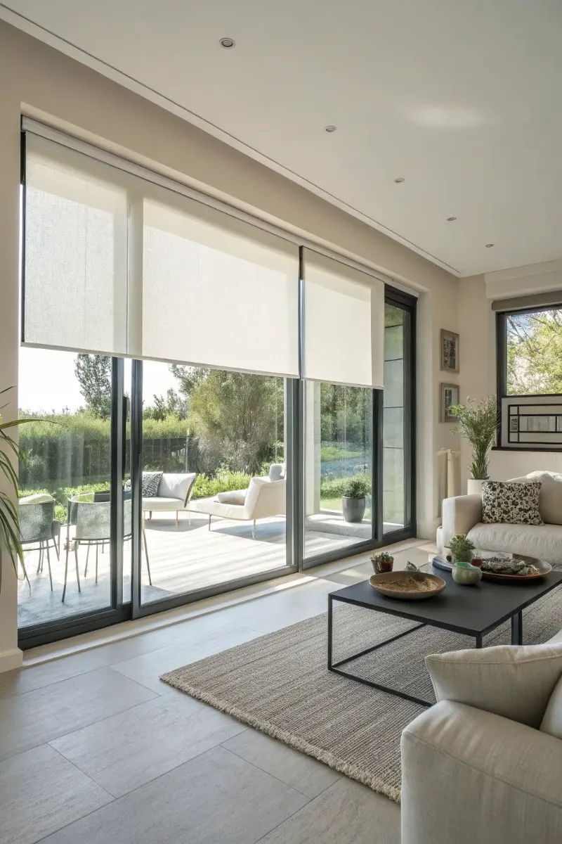 durable drapery ideas for sliding patio doors