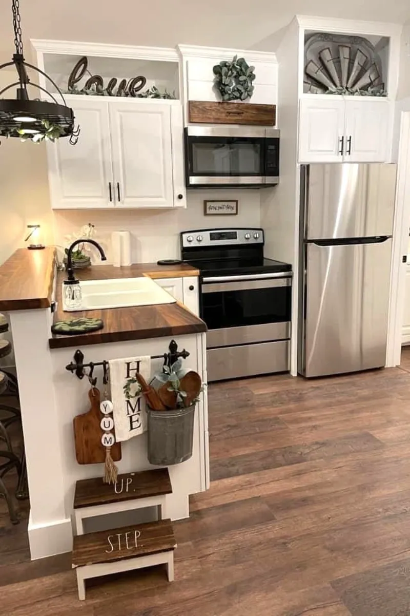 mobile home kitchen ideas with efficient layout