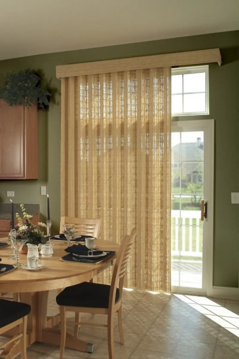 patterned textured drapery ideas for sliding patio doors