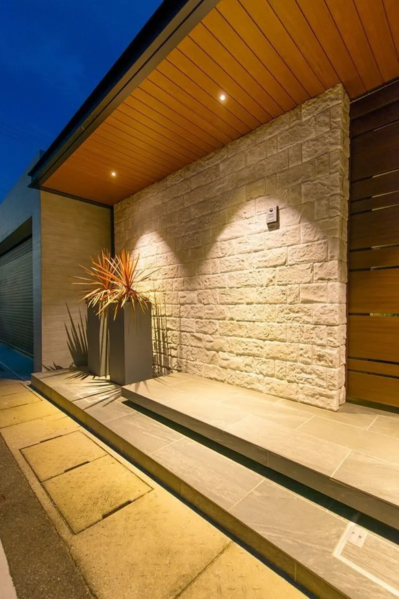 porch ceiling with decorative trims